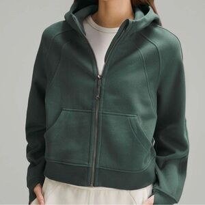 Lululemon Athletica Deep Green Zip-Up Hoodie